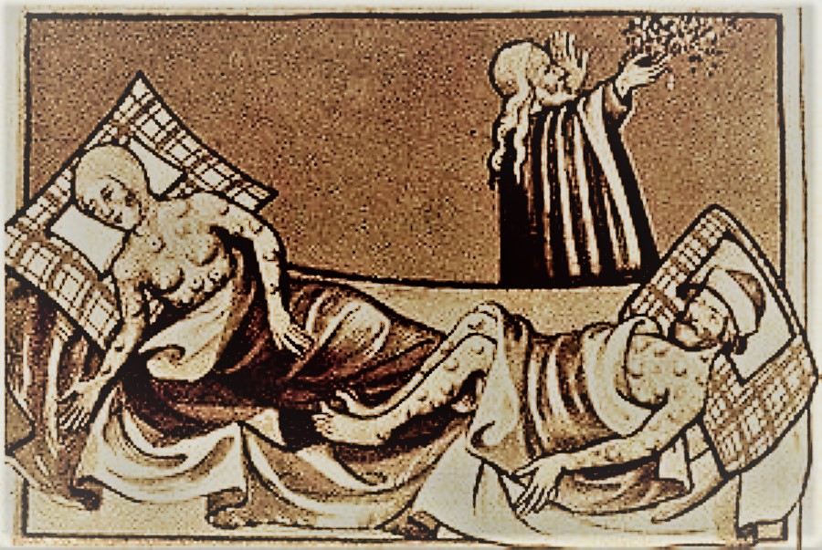300px-Egyptian_plague_of_boils_in_the_Toggenburg_Bible_black_and_white 1411.jpg
